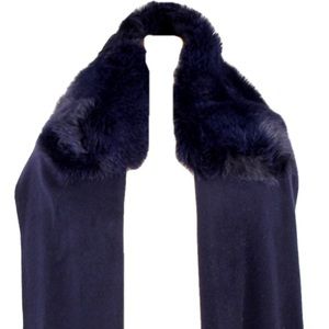 burberry fur scarf